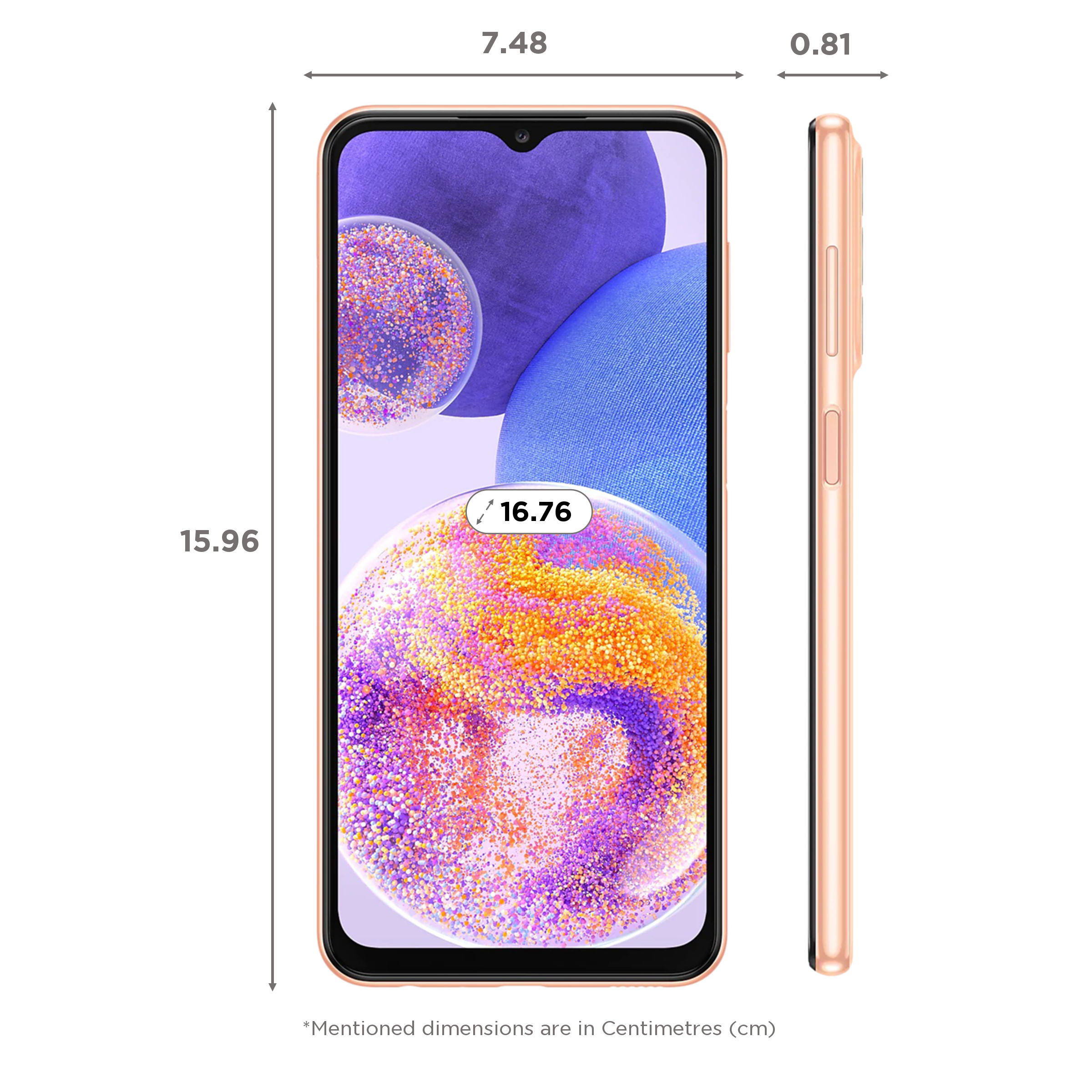 Buy SAMSUNG Galaxy A23 (8GB RAM, 128GB, Orange) Online - Croma